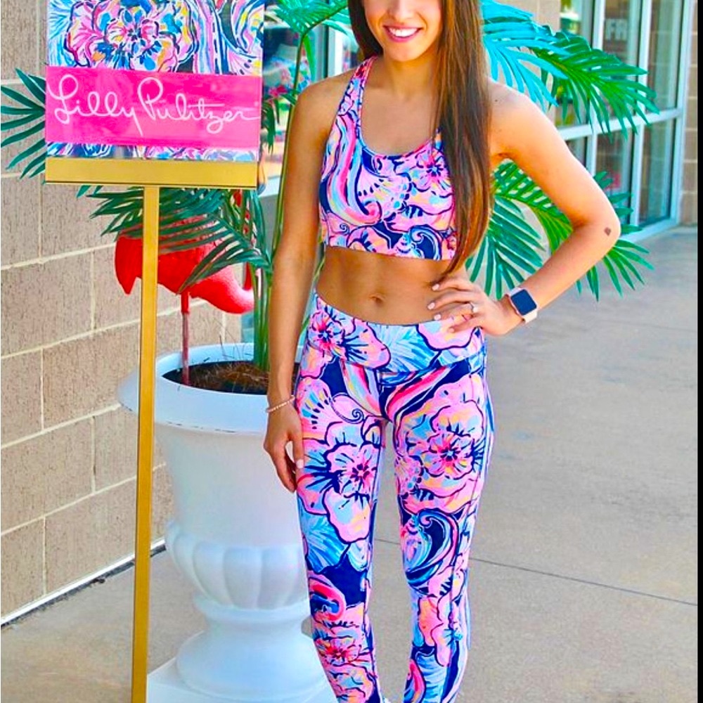 Lilly Pulitzer NWT Teegan Sports Bra Boho Bateau - Picture 9 of 11